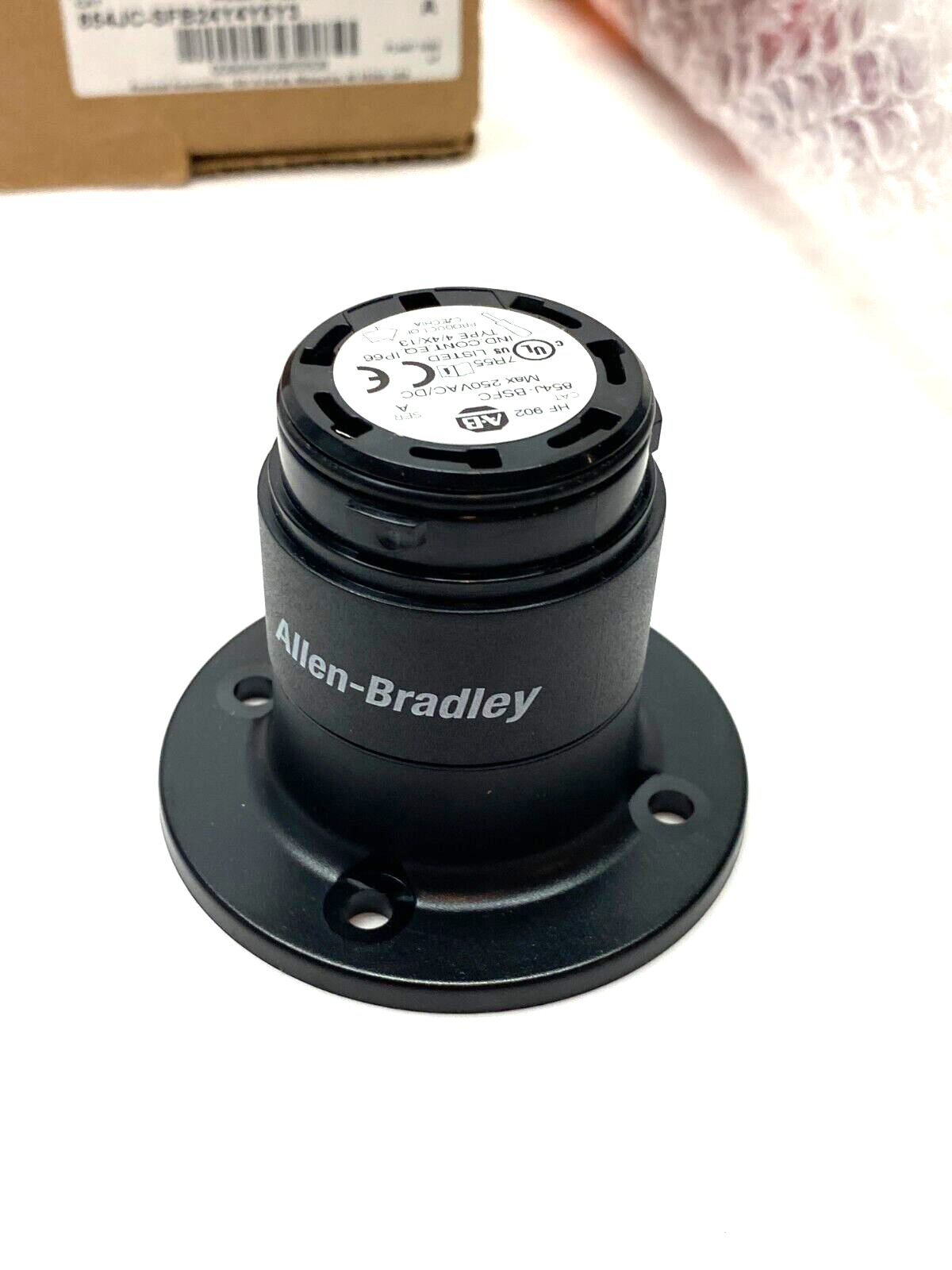 854JC-SFB24Y4Y5Y3 | Allen Bradley Ser. A Tower Light Stack Assembly 40mm R,A,G - New - Maverick Industrial Sales