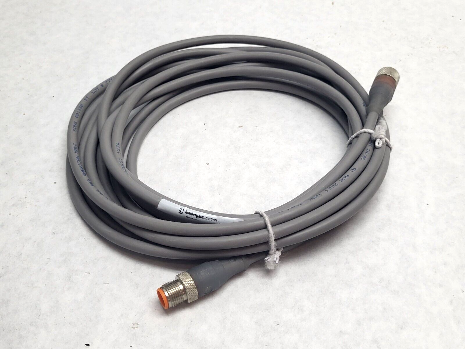 Lumberg Automation RST 8-RKT 8-661/5M Double-Ended Cordset 8-Pin 600006441 - New – Open box - Maverick Industrial Sales