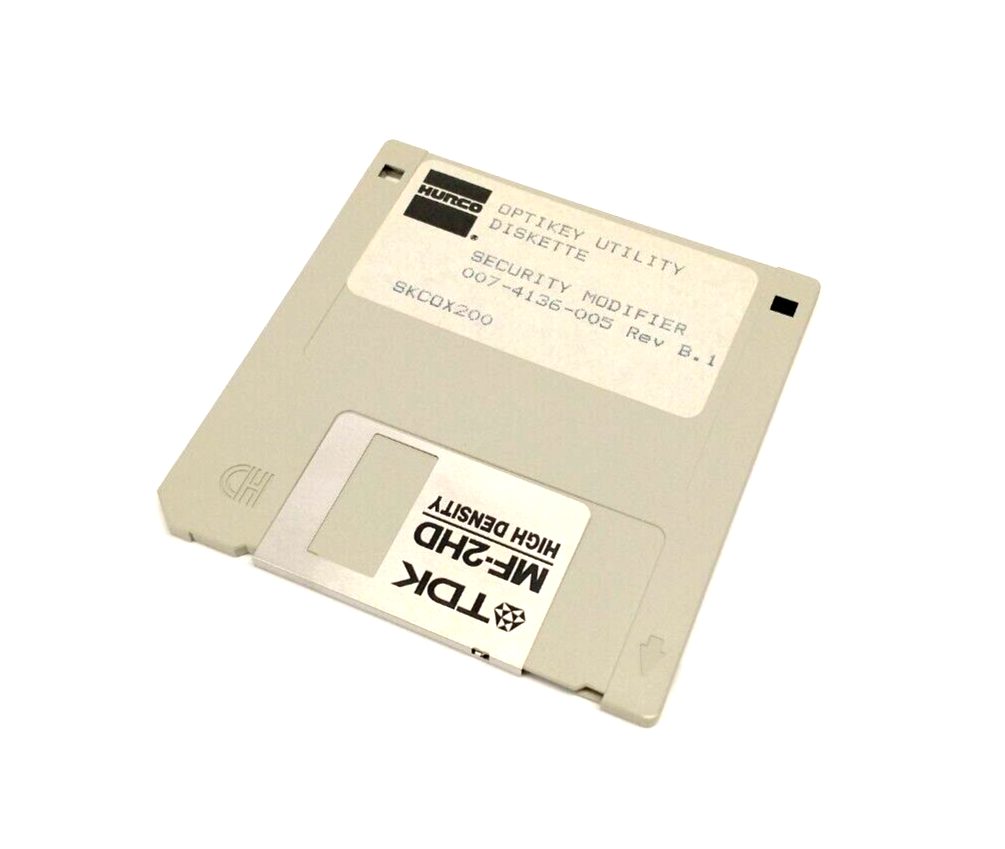 Hurco 007-4136-005 Rev B.1 Optikey Utility Diskette Security Modifier, SKCOX200 - Maverick Industrial Sales