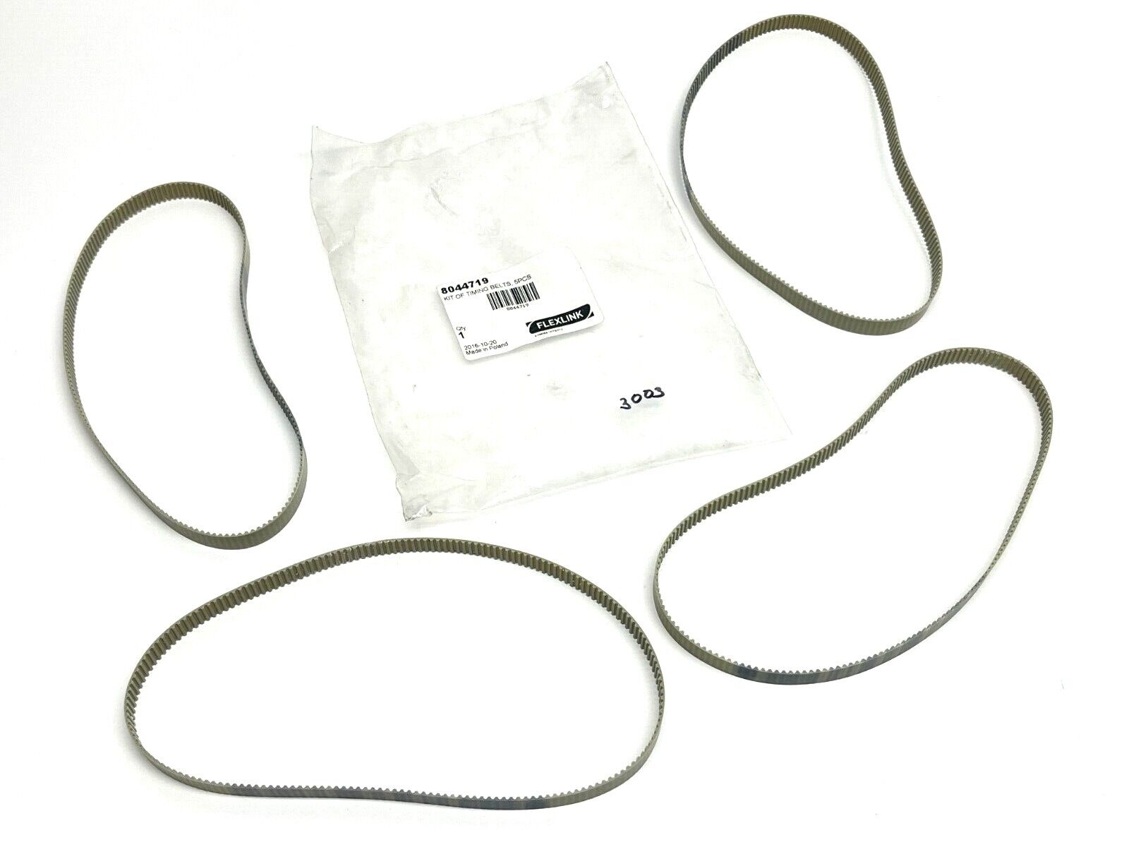 Flexlink 8044719 Timing Belts LOT OF 4 - New - Maverick Industrial Sales