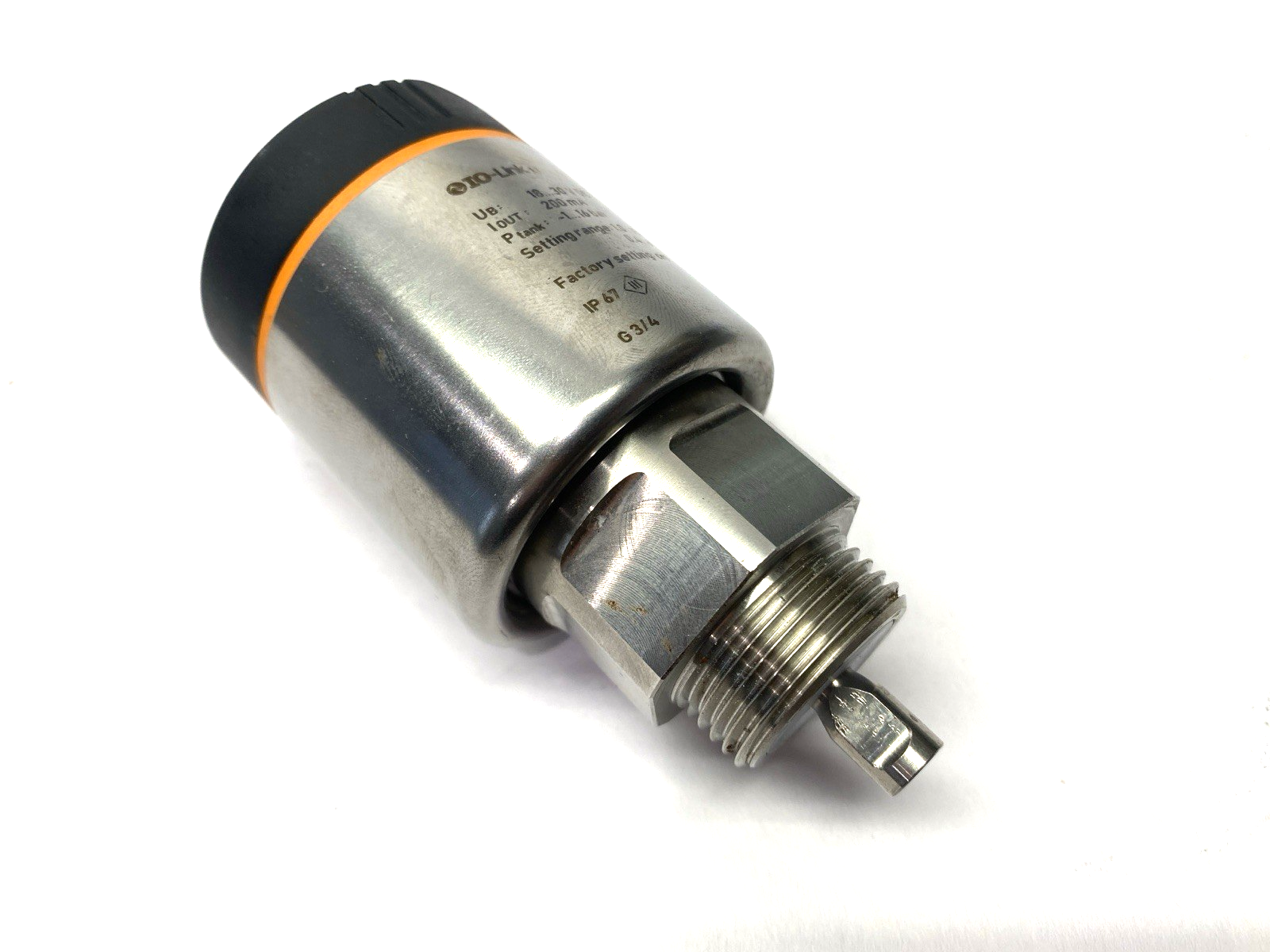 LR7000 | ifm Continuous Level Pressure Sensor 18-30VDC LR0000B-BR34AQPKG/US - Used - Maverick Industrial Sales