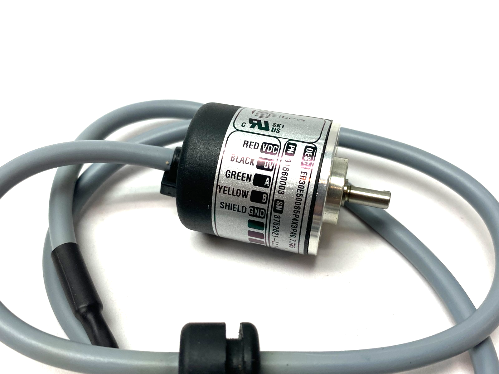 Eltra 91660003 Shaft Driven Encoder 4mm Shaft ER30E500S5P4X3PA0,7.785 - New – Open box - Maverick Industrial Sales