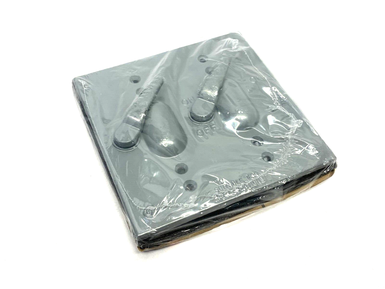 Red Dot 2CCT On/Off Toggle 2-Gang Switch Cover With Gasket - Maverick Industrial Sales