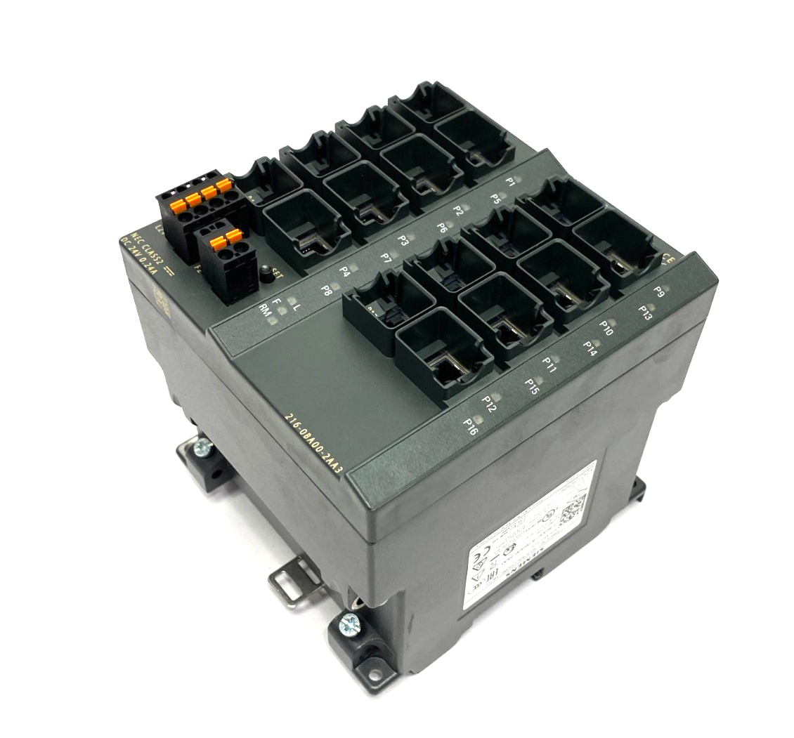 Siemens 216-0BA00-2AA3 SCALANCE X216 Industrial Ethernet Switch 16x 10/100Mbps - Maverick Industrial Sales