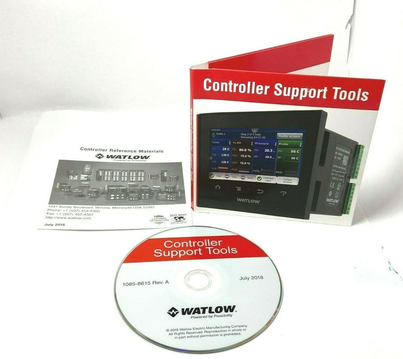 Watlow Controller Support Tool CD-Rom Disc July 2018 1085-8615 REV A - Maverick Industrial Sales