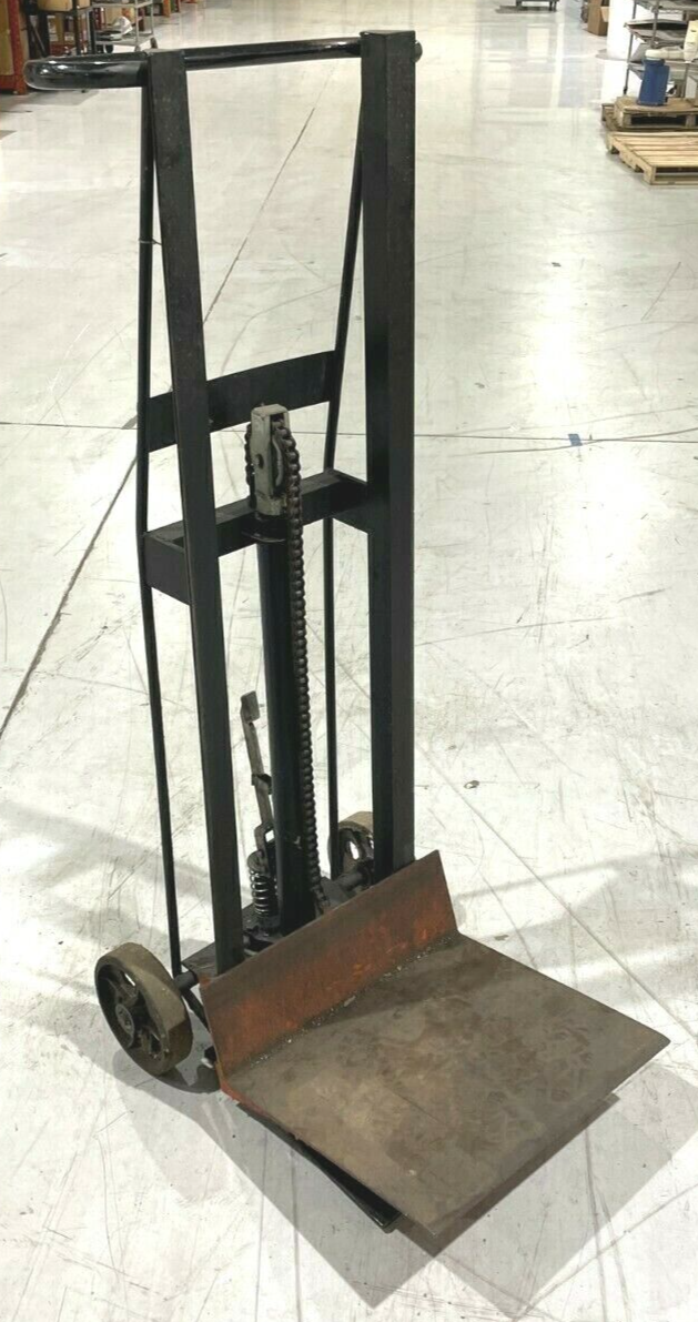 Vestil MFG Hydraulic Rolling Platform Lift Cart, 750 lbs. capacity - For parts or not working - Maverick Industrial Sales