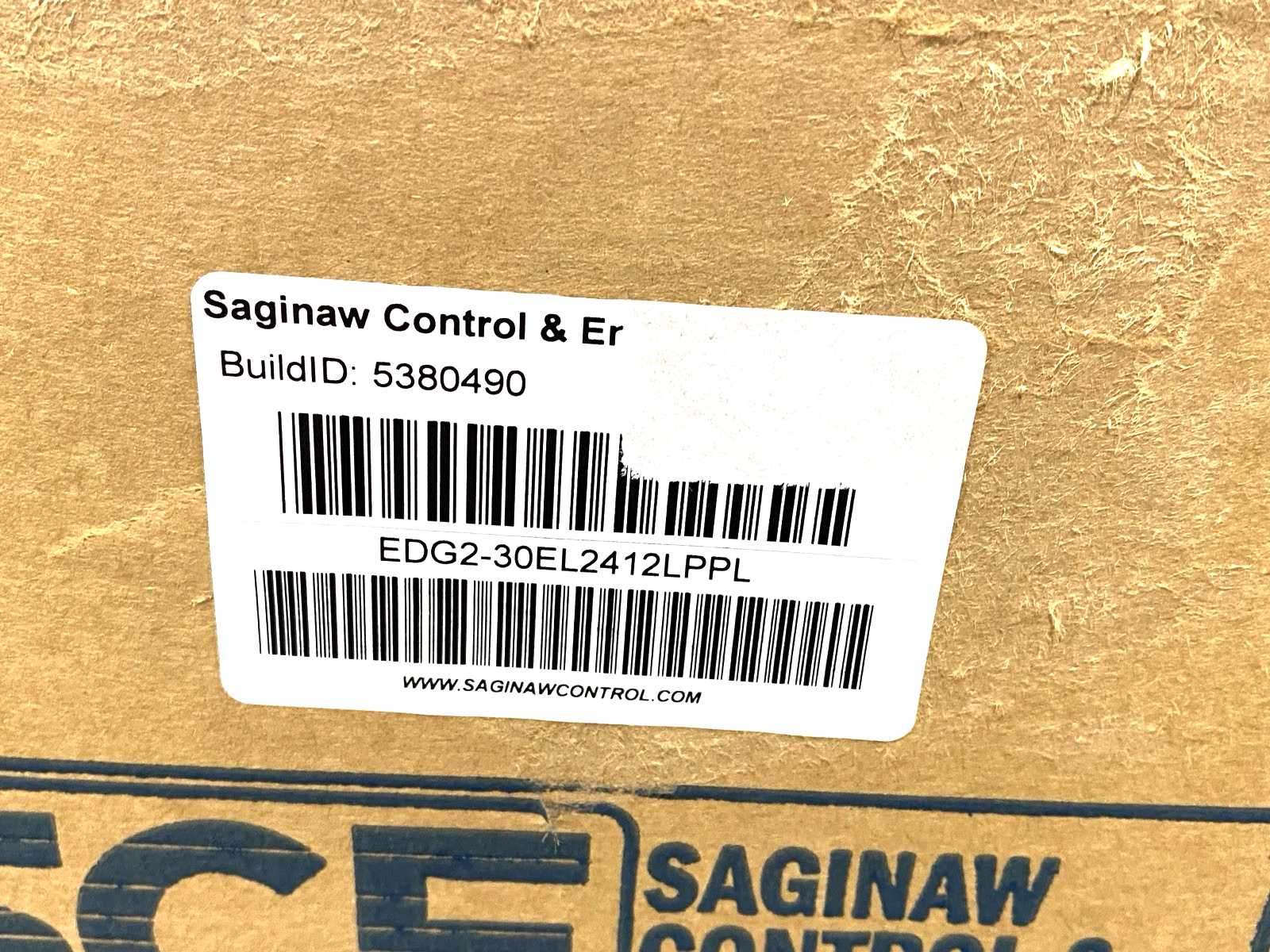 Saginaw Control EDG2-30EL2412LPPL Custom 2-Window Enclosure, 30" x 24" x 12" - Maverick Industrial Sales