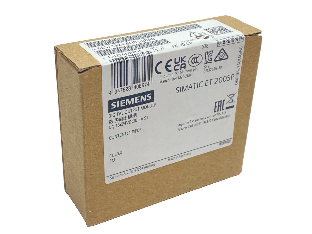 6ES7132-6BH01-0BA0 | Siemens 6ES7 132-6BH01-0BA0 SIMATIC ET 200SP Digital Output Module 24VDC - New - Maverick Industrial Sales