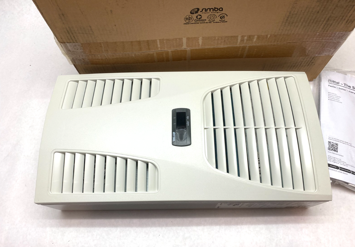 SK 3302110 | Rittal TopTherm Blue e Wall-Mounted Cooling Unit 300-4000W 115V- New – Open box - Maverick Industrial Sales