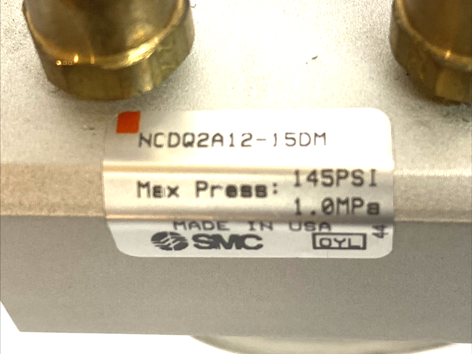 NCDQ2A12-15DM | SMC Compact Double Acting Air Cylinder 12mm Bore 15mm Stroke- Used - Maverick Industrial Sales