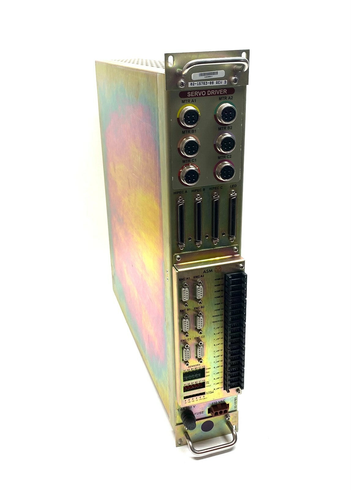 ASM 02-15783-08 Servo Driver Rev D AD 898 APD20 AC Dual - Maverick Industrial Sales