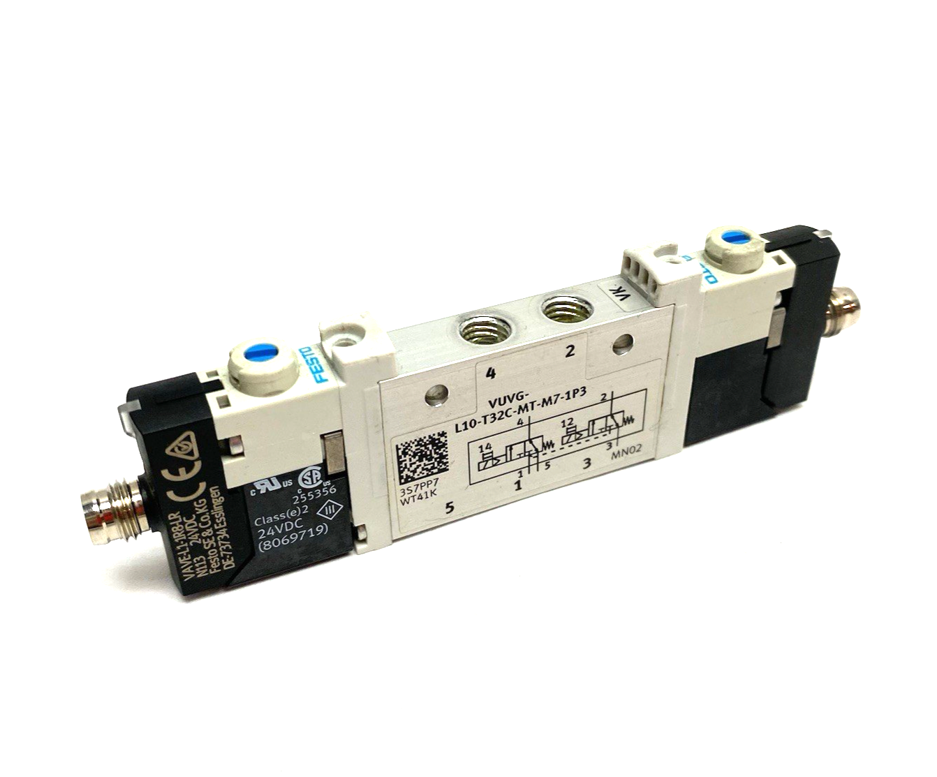 VUVG-L10-T32C-MT-M7-1P3 | Festo Solenoid Valve 2x3/2-way, Monostable 574356 - Used - Maverick Industrial Sales
