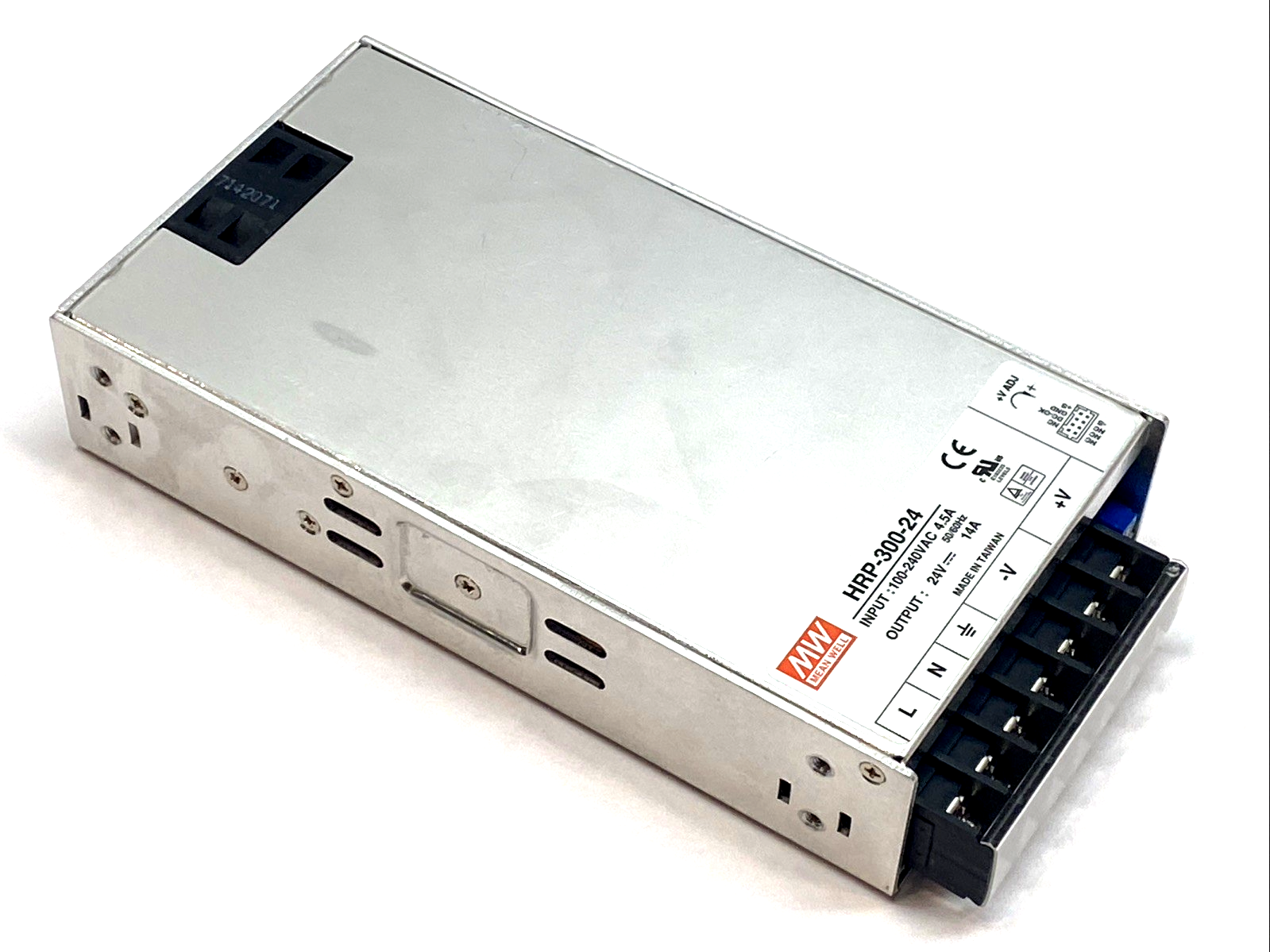 HRP-300-24 | Mean Well Enclosed AC‑DC Power Supply 24V 14A 300W - Used - Maverick Industrial Sales