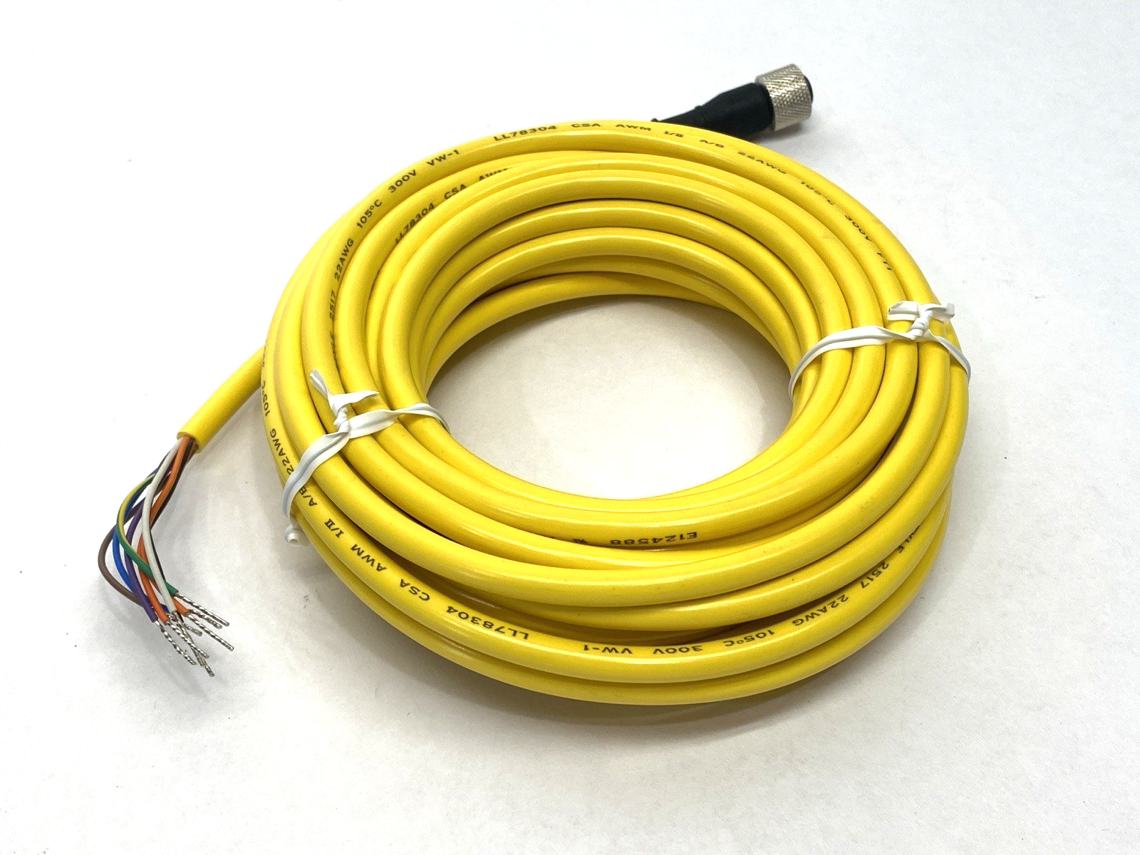 Banner QDE-825D Single-Ended Cordset Female Connector M12 8-Pin 70884 - Maverick Industrial Sales