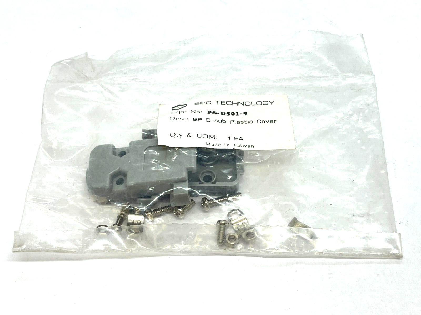 PS-D501-9 | SPC Technology 9P D-Sub Plastic Cover - New - Maverick Industrial Sales