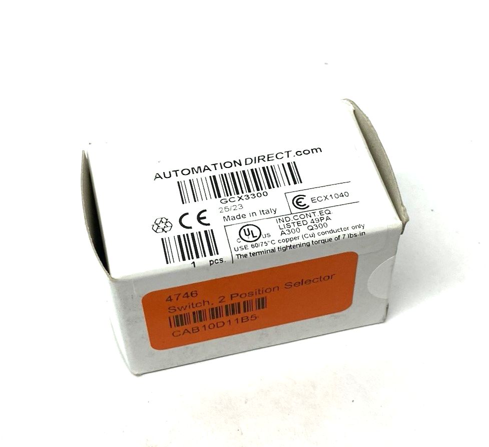 Automation Direct GCX3300 Selector Switch 22mm 2-position, maintained, (1) N.O. - Maverick Industrial Sales