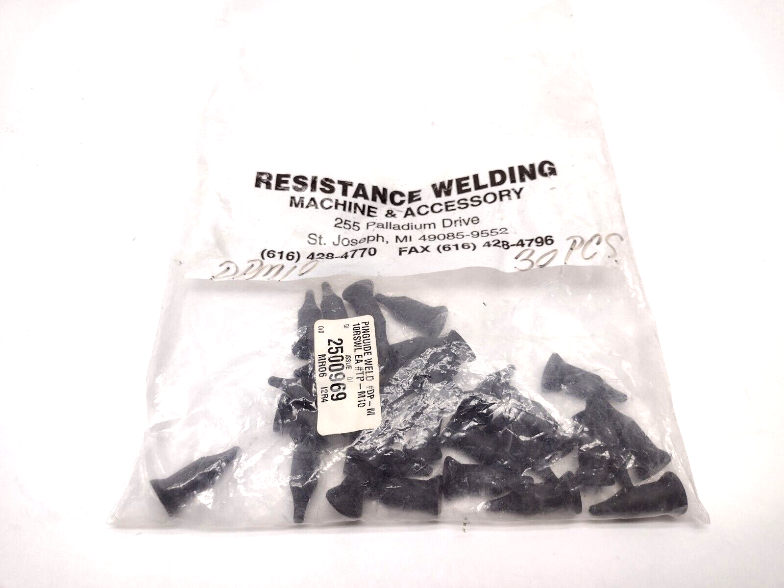 Resistance Welding DPM10RSWL Weld Guide Pin TP-M10 LOT OF 30 - Maverick Industrial Sales