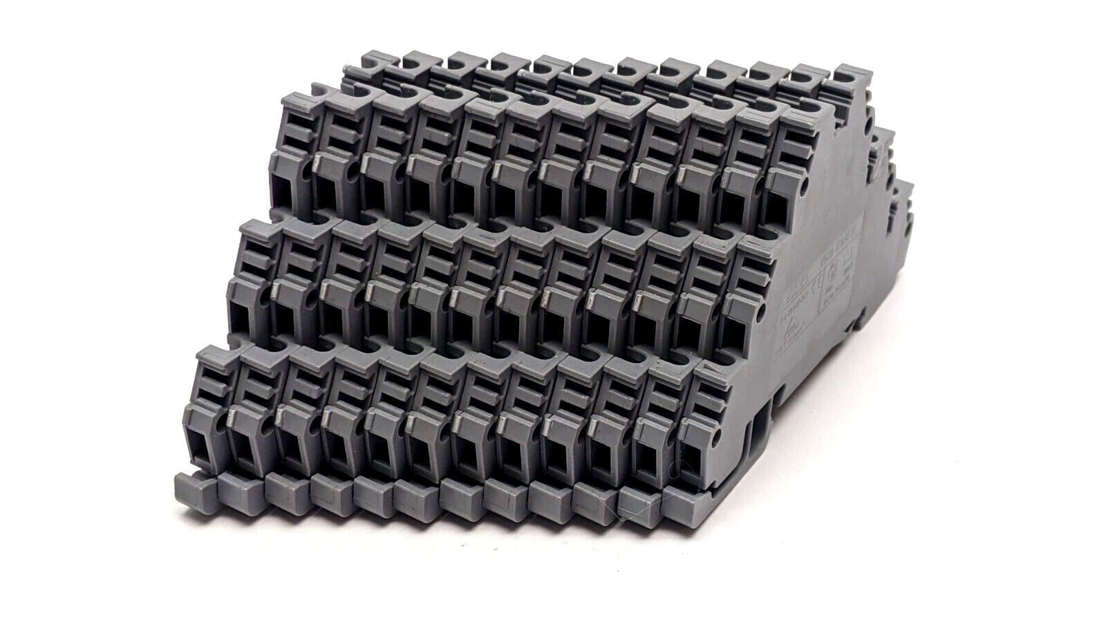 Morsettitalia 43504 Euro W 2.5/35 Terminal Block LOT OF 12 - Used - Maverick Industrial Sales