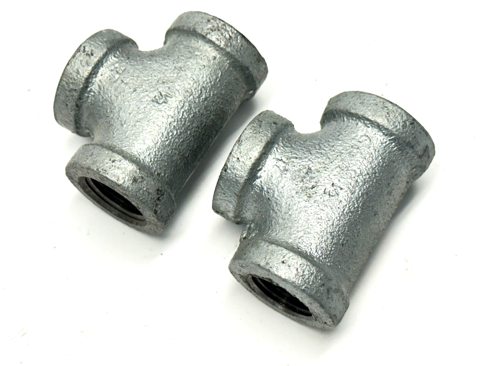 1/2" Galvanized Tee Fitting LOT OF 2 - New – Open box - Maverick Industrial Sales