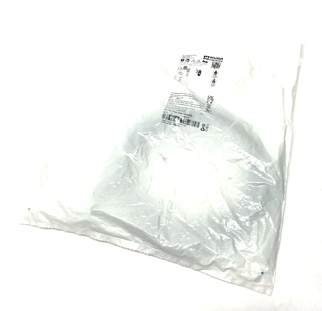 7000-12341-6540500 | Murrelektronik Single End M12 female 90° A-cod. Cable - New - Maverick Industrial Sales