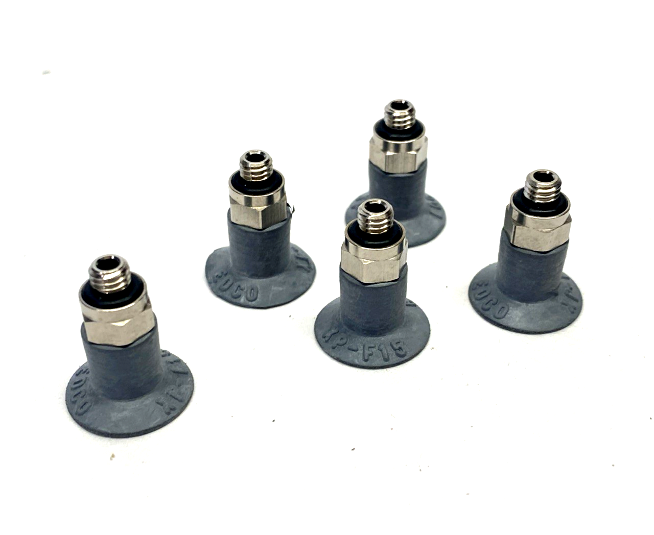 EDCO XP-F15V-10M Vacuum Cup 15mm Cup Dia. Viton LOT OF 5 - Maverick Industrial Sales