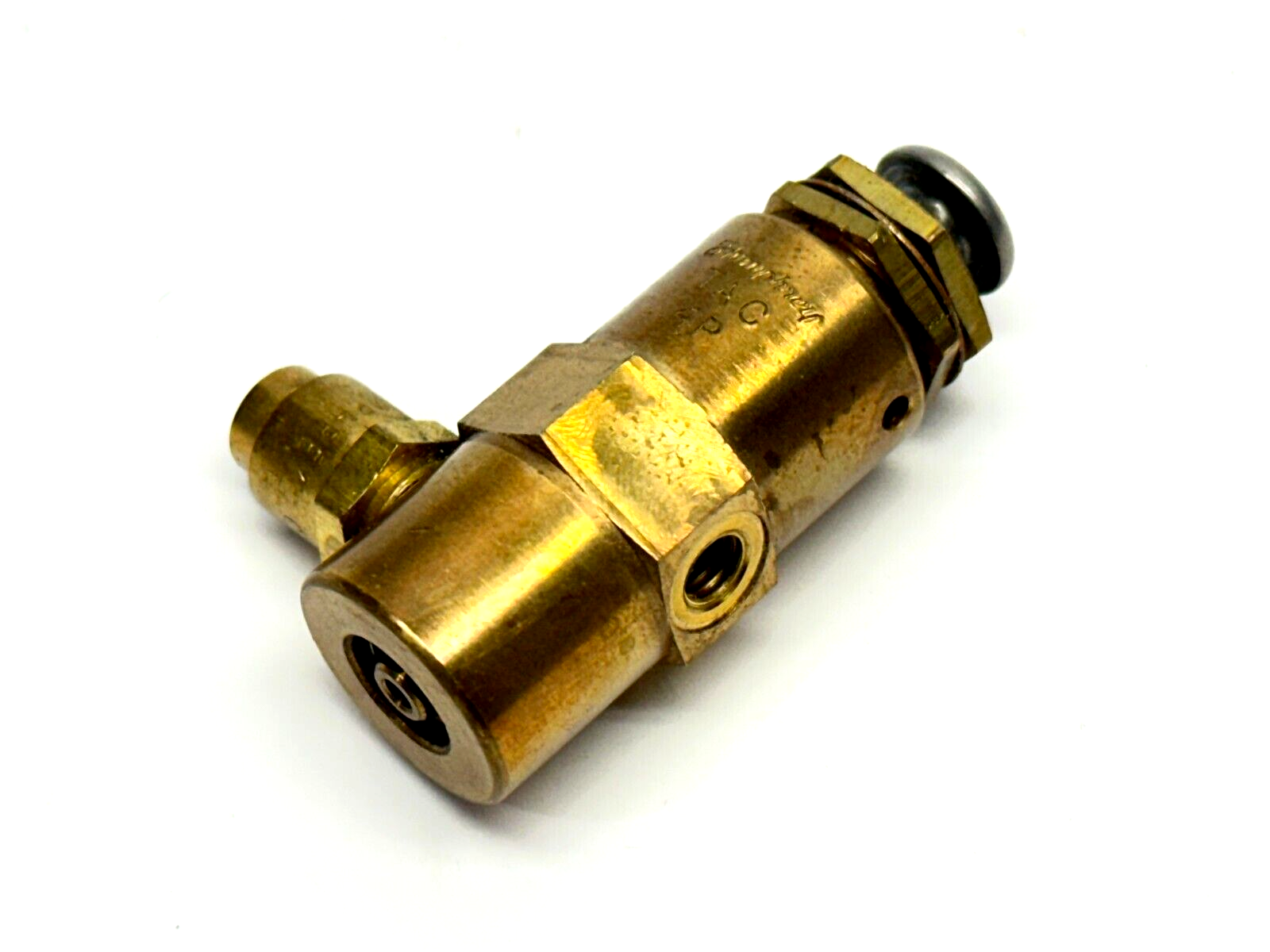 Humphrey 4P TAC Miniature Push Button Valve 2-Position 10-32 UNF - Maverick Industrial Sales