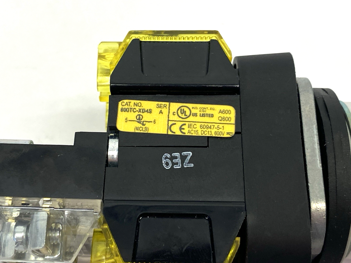 800TC-FX6A5S | Allen Bradley Ser. T Push-Pull Emergency Stop Button Mushroom Head - New – Open box - Maverick Industrial Sales