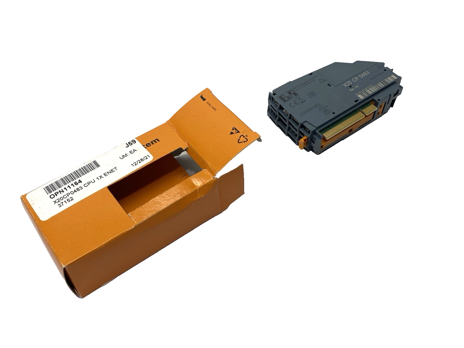 X20CP0483 | B&R Automation Rev. F0 Compact-S CPU Controller Powerlink & Ethernet - New – Open box - Maverick Industrial Sales