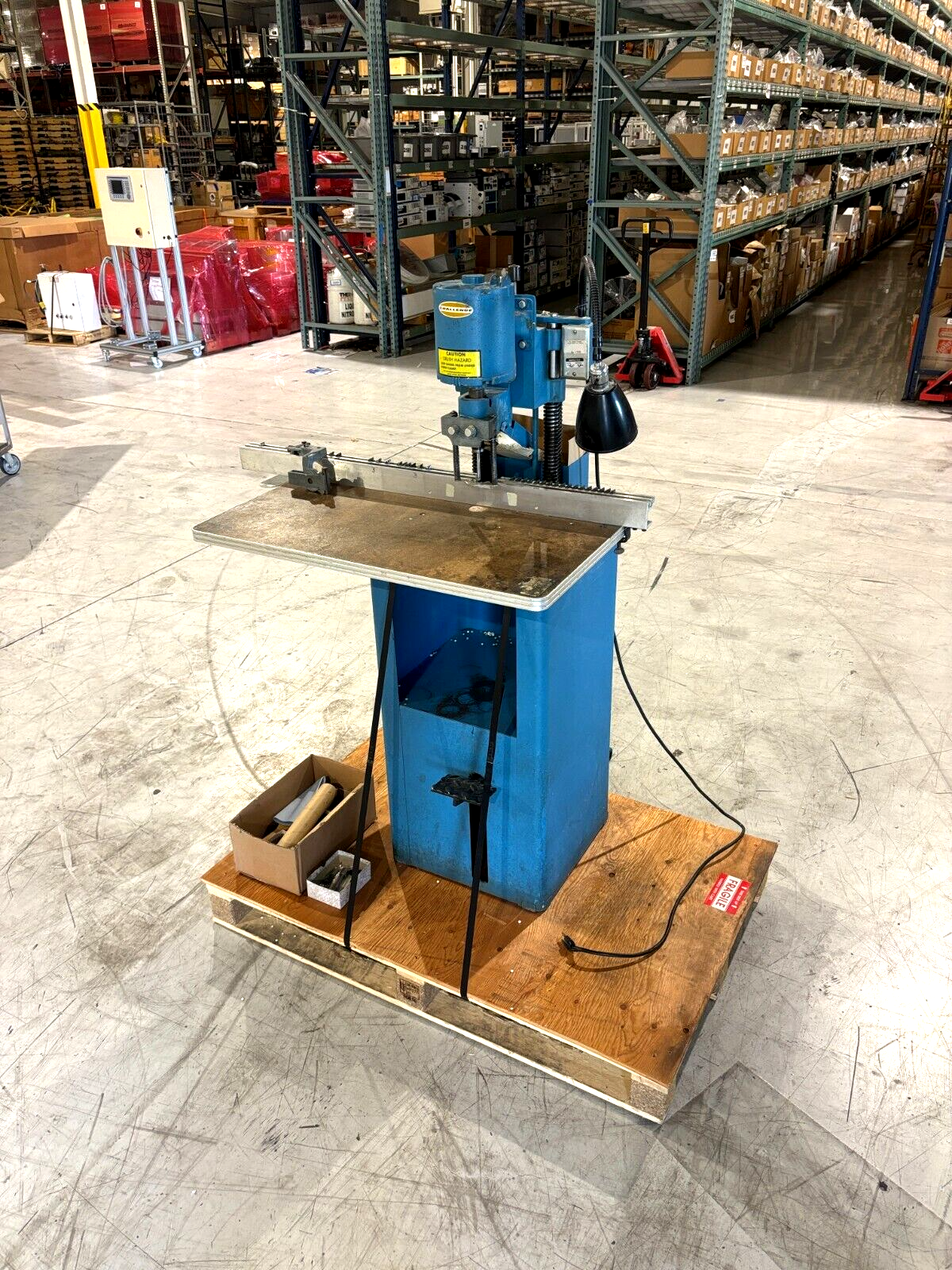 JF | The Challenge Machinery Co. Model Paper Drill Press, Commercial Hole Punch - Used - Maverick Industrial Sales