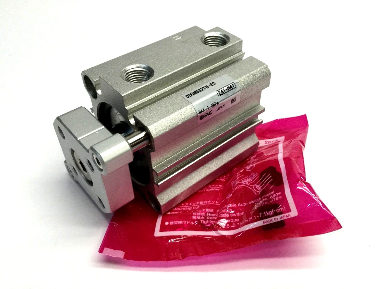 SMC CDQMB32TN-20 Compact Guide Rod Cylinder - Maverick Industrial Sales