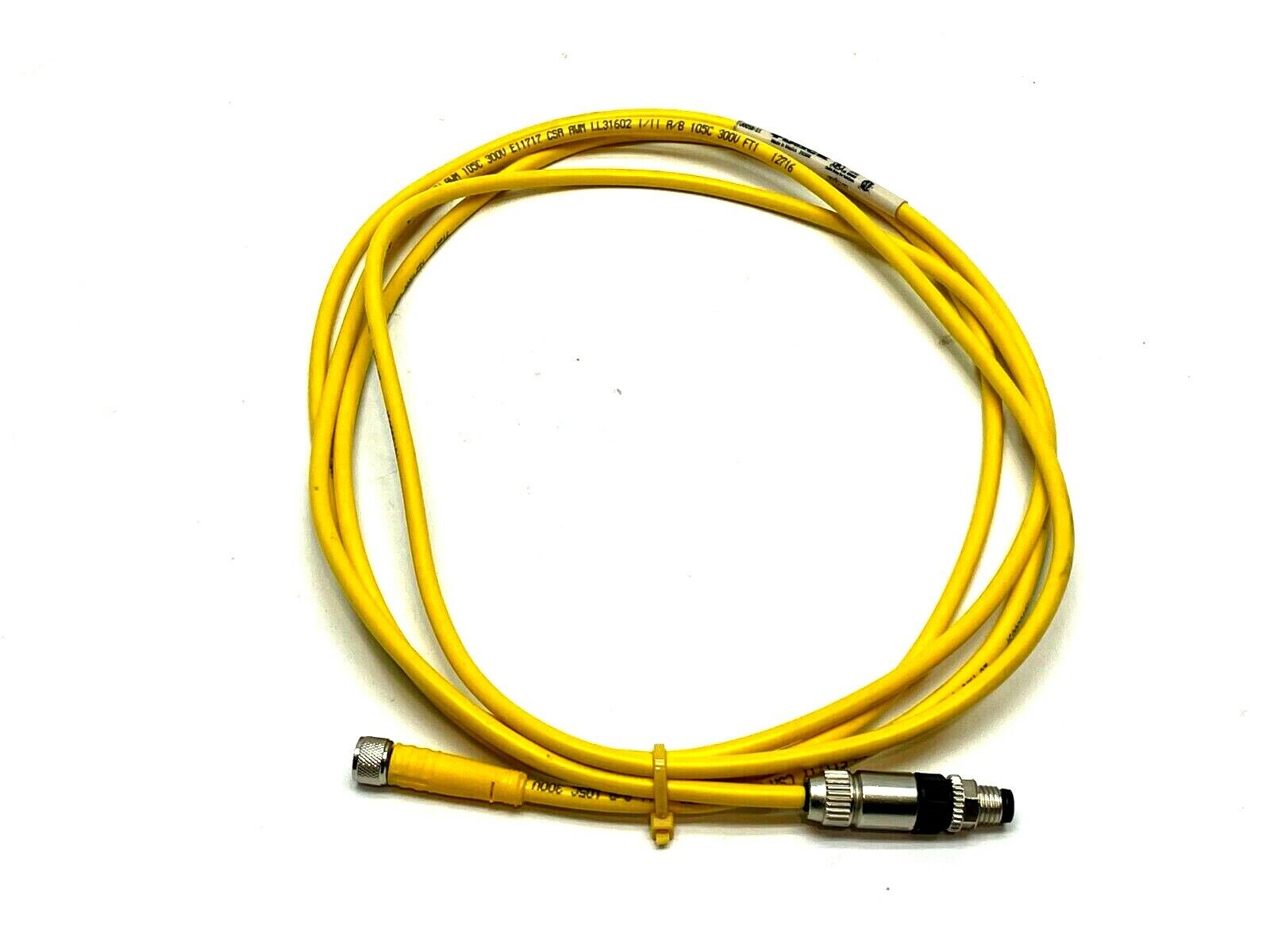 Turck PKG 4M-6 Cordset 8ft Length U0058-11 - Used - Maverick Industrial Sales