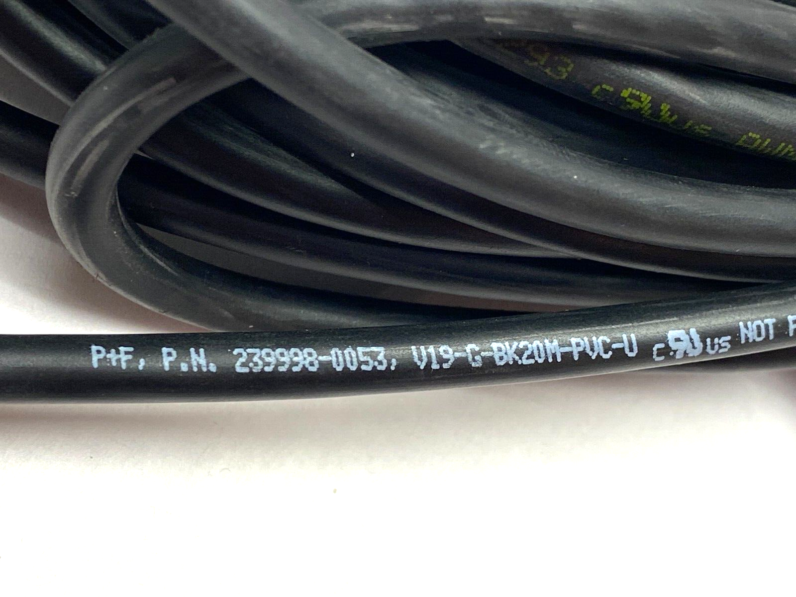 Pepperl+Fuchs 23998-0053 Single-Ended M12 Female Cordset V19-G-BK20M-PVC-U - Maverick Industrial Sales