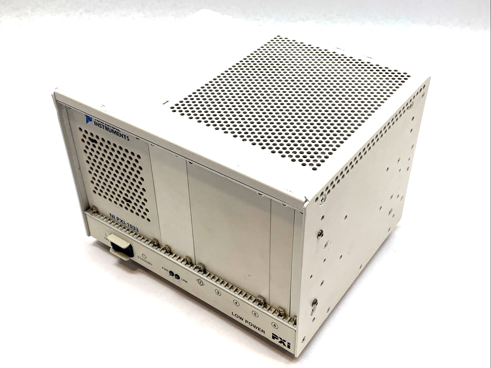 NI PXI-1033 | National Instruments 5-Slot PXI Chassis MXI-Express - For parts or not working - Maverick Industrial Sales