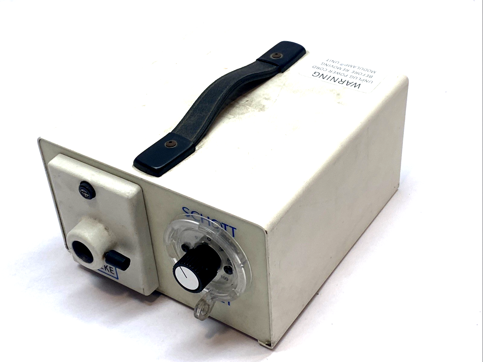LR92240 | Schott 150W Fiber Optic Microscope Light Source Illuminator - For parts or not working - Maverick Industrial Sales