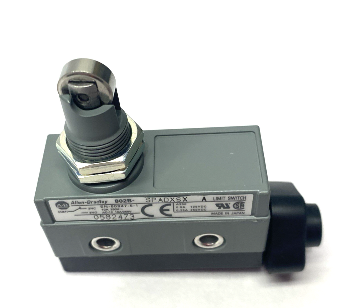802B-SPADXSX | Allen Bradley Ser. A Compact Small Precision Roller Limit Switch - New – Open box - Maverick Industrial Sales