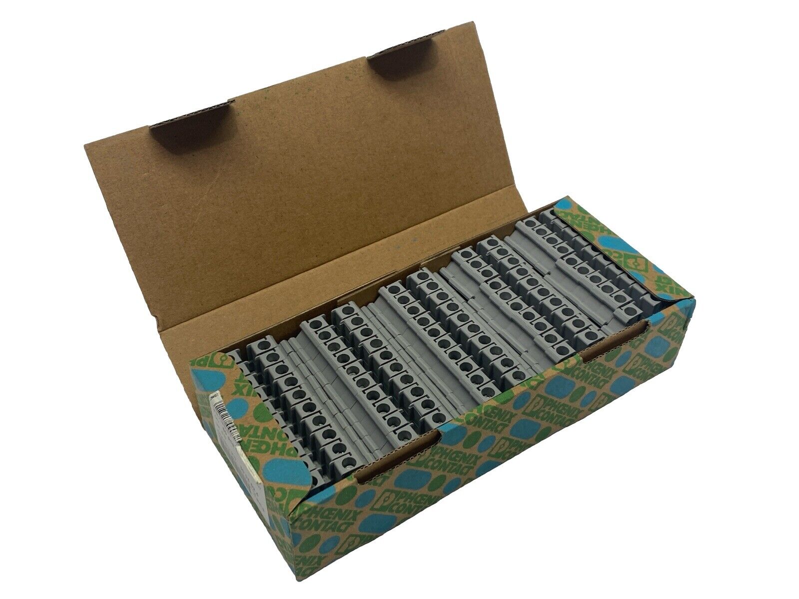 Phoenix Contact Typ UK 6 N Feed Through Terminal Block 3004524 PKG OF 50 - New – Open box - Maverick Industrial Sales
