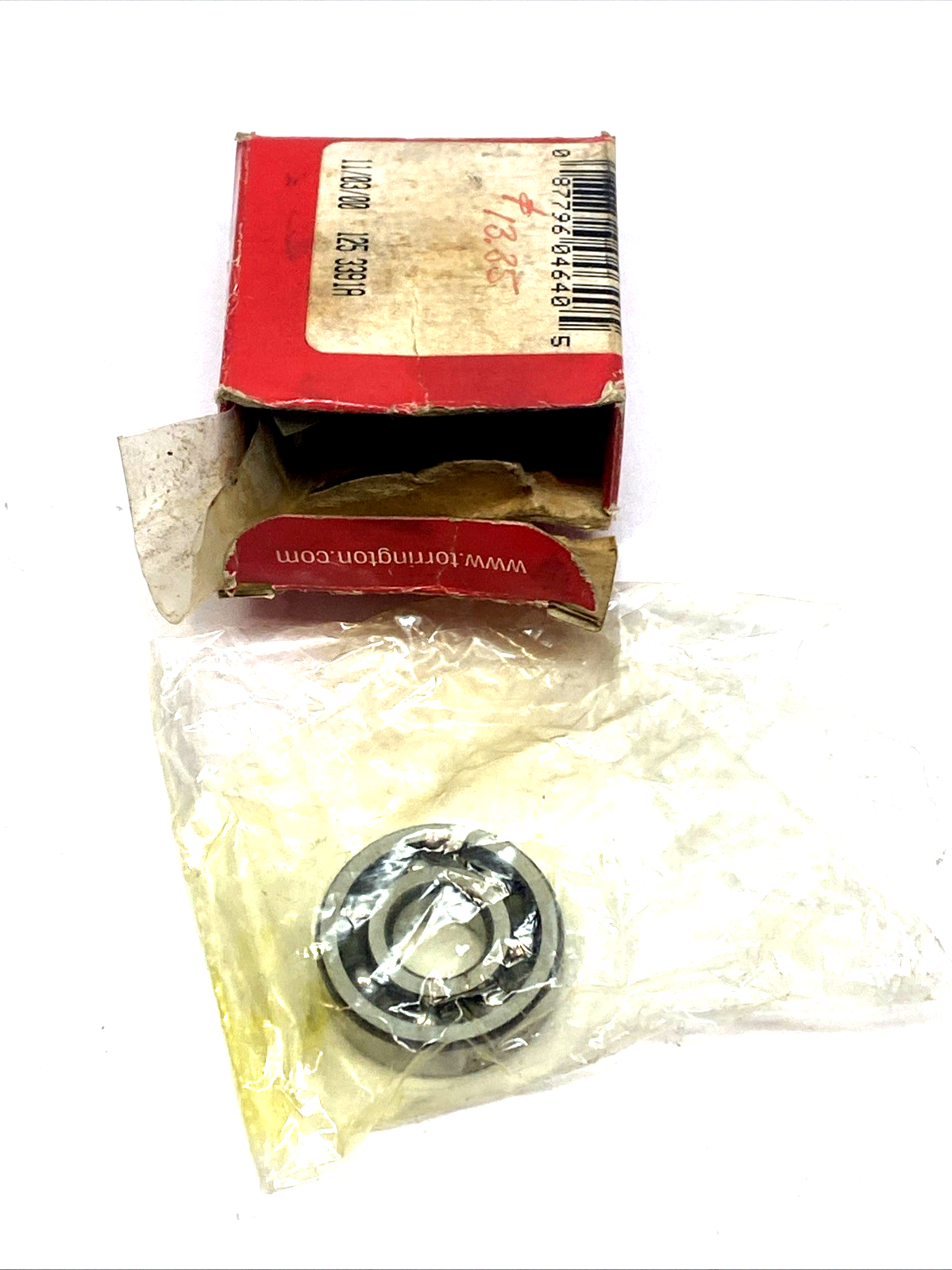 7201K | Fafnir Angular Contact Ball Bearing 12x32x10mm Single Row Open ABEC1- New - Maverick Industrial Sales