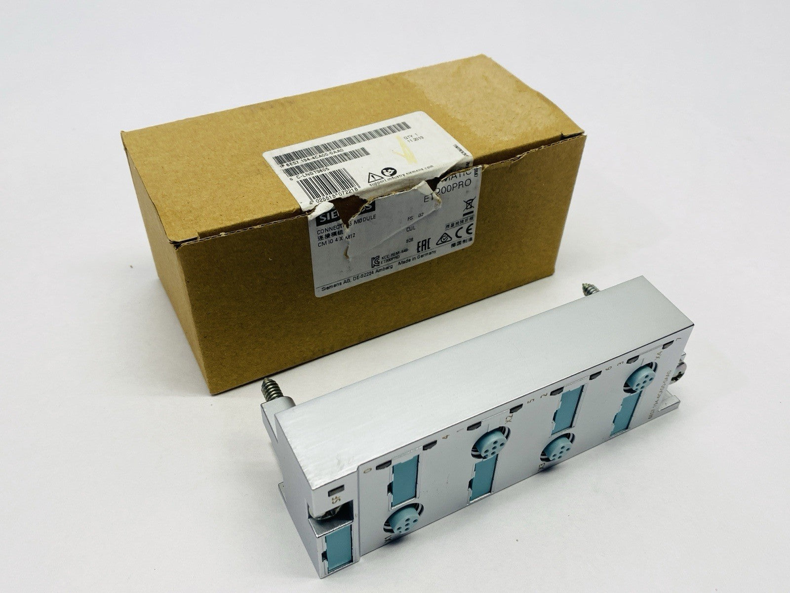 Siemens 6ES7194-4CA00-0AA0 SIMATIC ET 200PRO Connecting Module - Maverick Industrial Sales