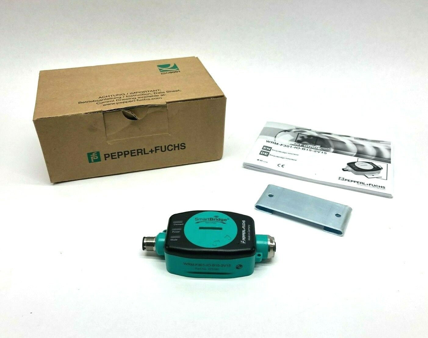 273390 | Pepperl+Fuchs WRM-F301-IO-B15-2V15 Smart Bridge I/O-Link Interface - Used - Maverick Industrial Sales