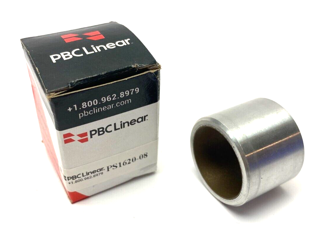 PS1620-08 | PBC Linear Linear Sleeve Bearing 1.000 X 1.250 X 1.000 - New – Open box - Maverick Industrial Sales
