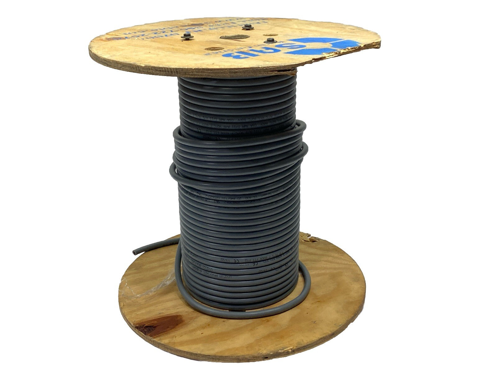 SAB 02042012 Flex Control Cable 12C 20AWG 16x32 PVC Ins Gray 100ft Spool - Maverick Industrial Sales