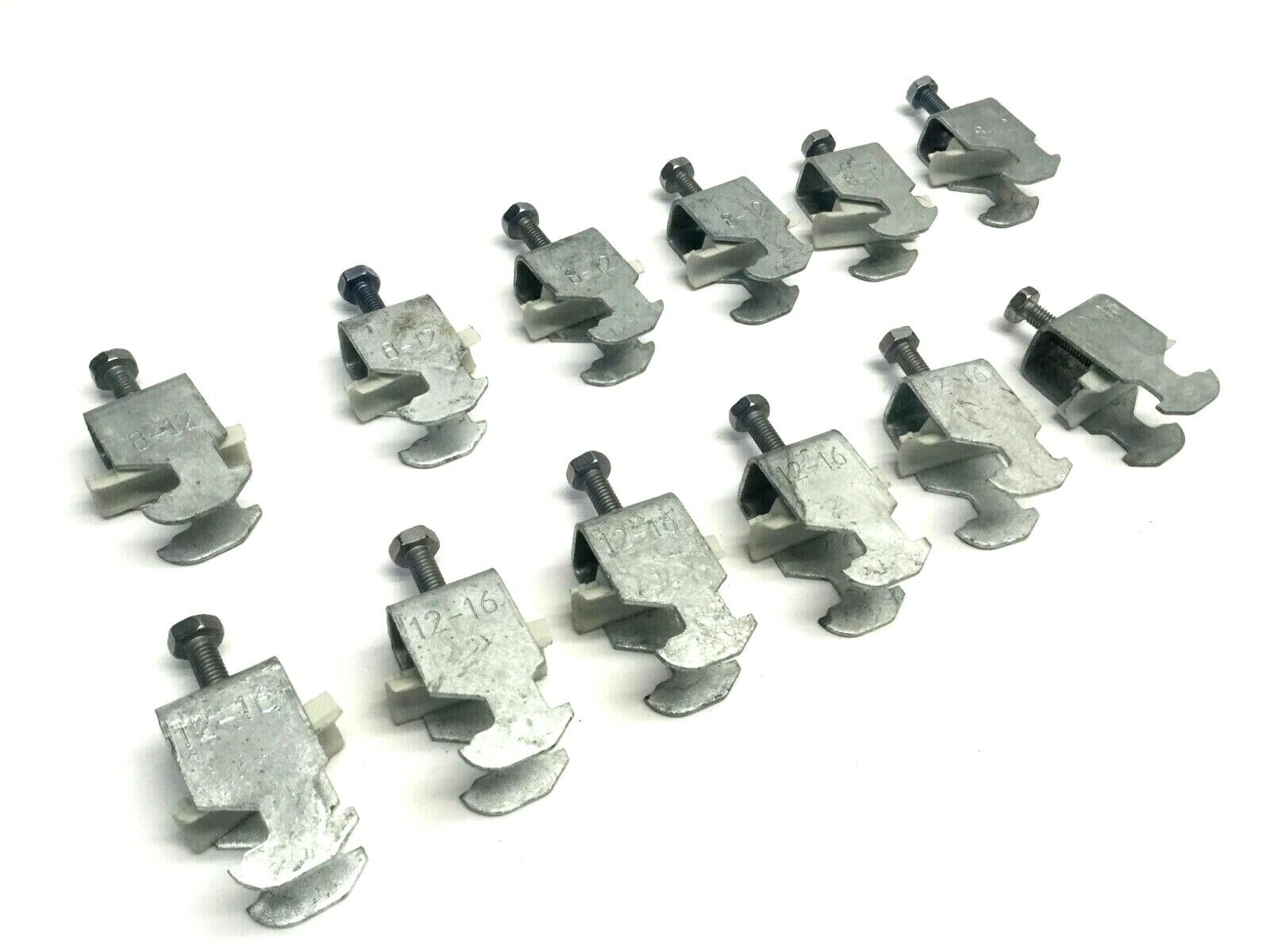 Unbranded Cable Clamps, (6) 12-16, (6) 8-12 - Used - Maverick Industrial Sales