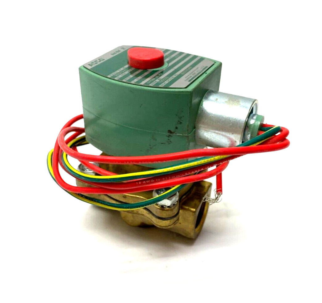 Asco 8210G094N Red Hat II 2-Way Solenoid Valve 120VAC 5/8" Orifice 1/2" NPT - Maverick Industrial Sales