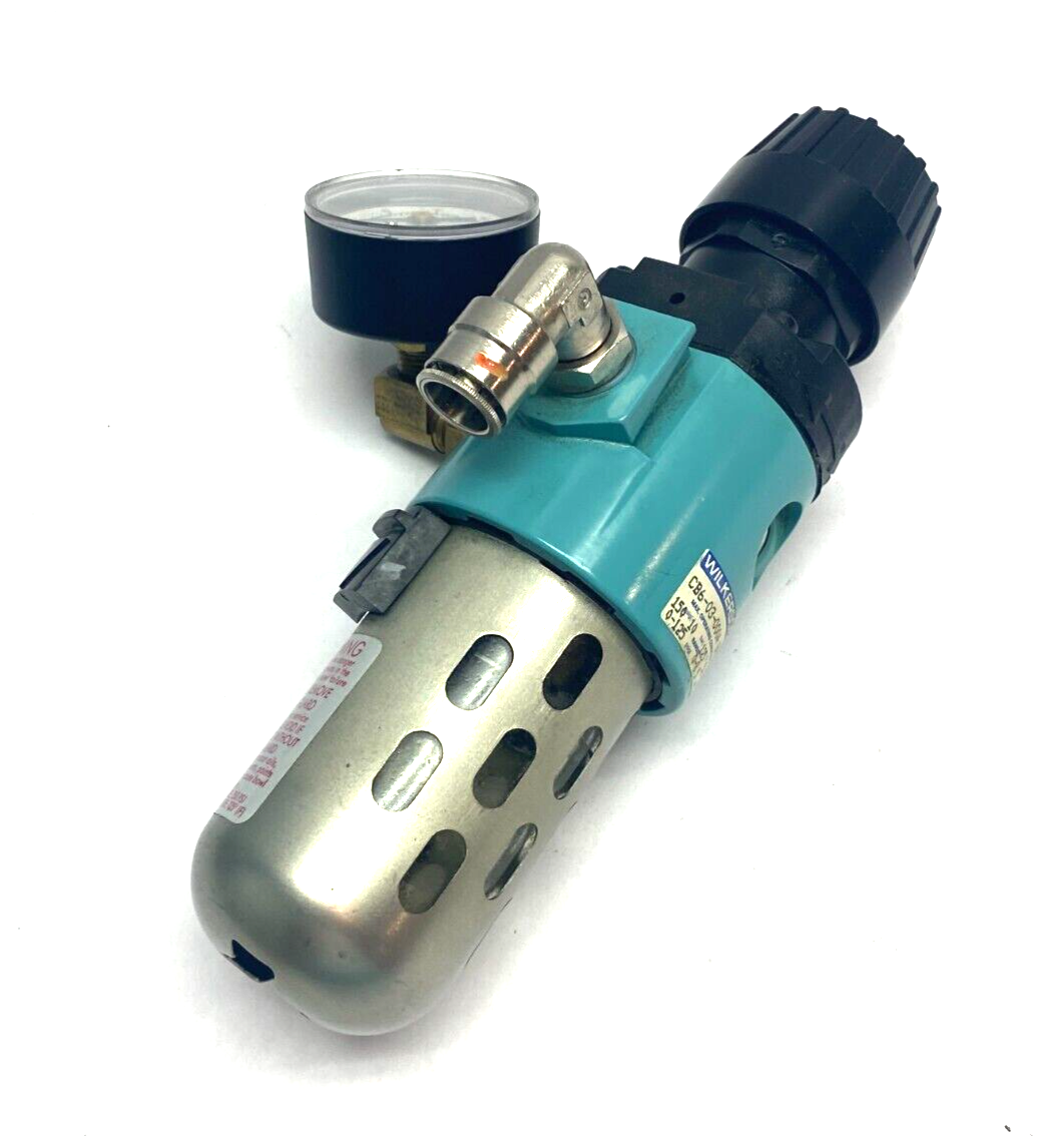 Wilkerson CB6-03-000A Filter Regulator Manual Drain 0-125psi - Used - Maverick Industrial Sales