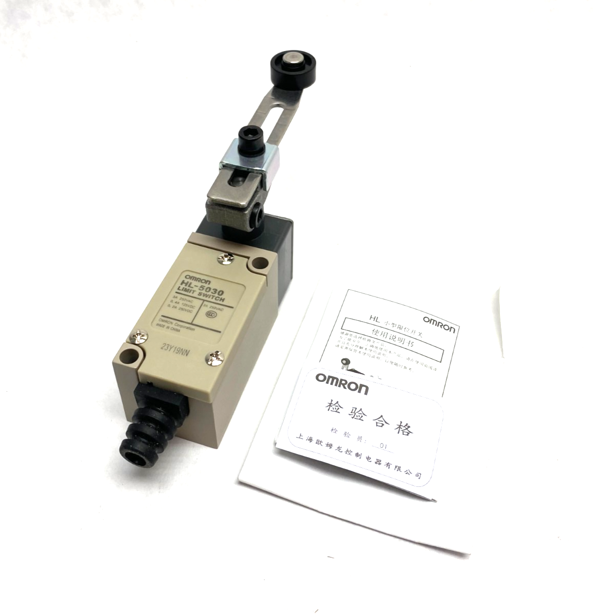 Omron HL-5030 Roller Level Limit Switch - New – Open box - Maverick Industrial Sales