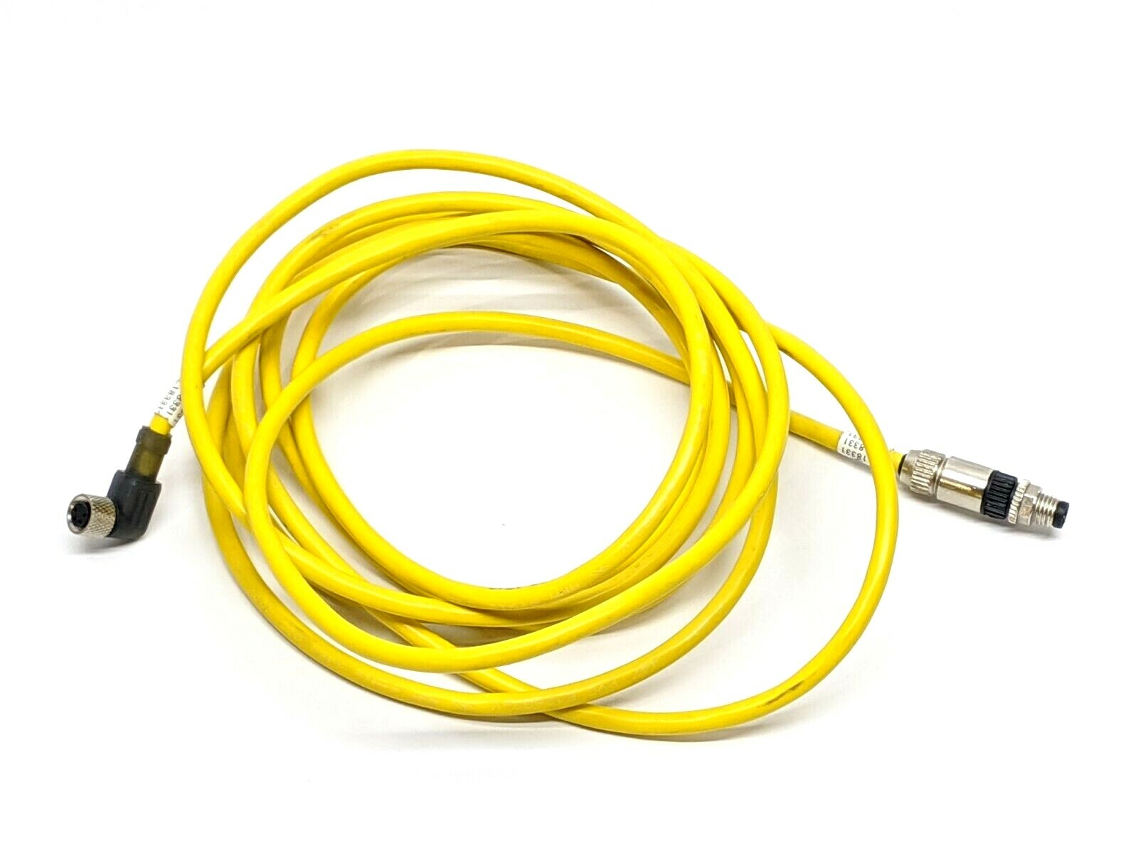 Lumberg RKMWV 4-594/10 P25 Cordset M8 3-Pin Male 4-Pin Female 8ft - Maverick Industrial Sales
