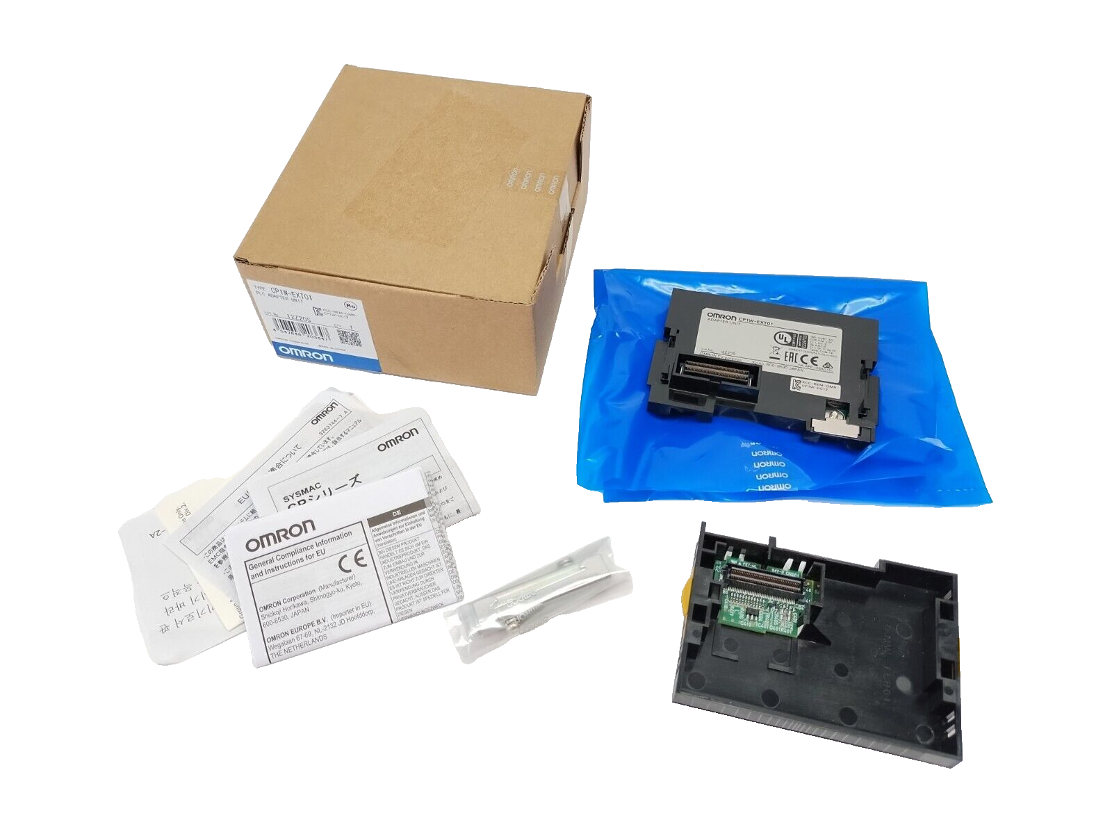 Omron CP1W-EXT01 PLC Adapter Unit, CJ - New – Open box - Maverick Industrial Sales