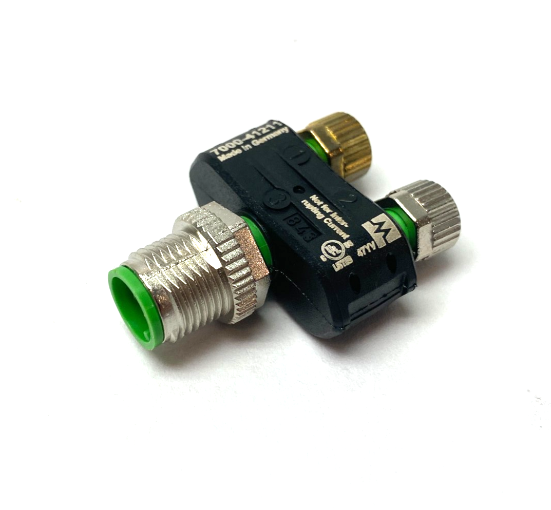Murrelektronik 7000-41211-0000000 SlimLine T-Coupler M12 Male / 2x M8 3-Pol Fem - Maverick Industrial Sales