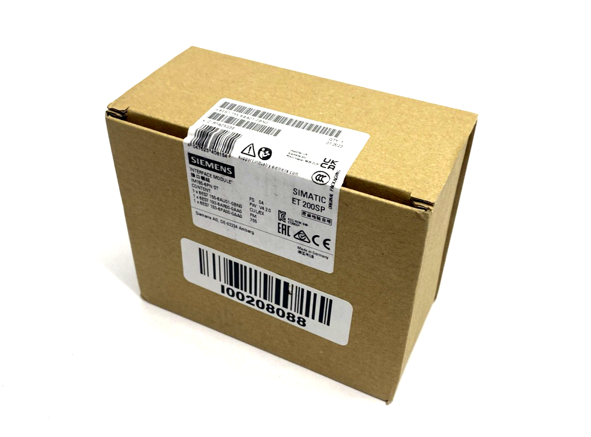 Siemens 6ES7155-6AA01-0BN0 SIMATIC ET 200SP, PROFINET Module, IM155-6PN ST - Maverick Industrial Sales