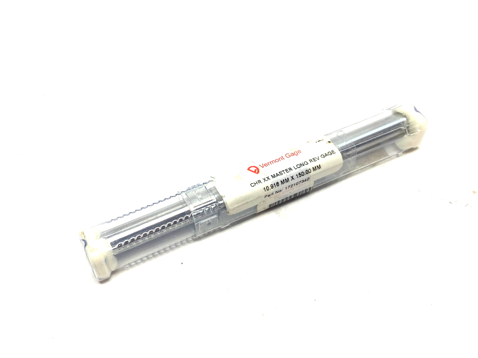 172107340 | Vermont Gage CHR XX Reversible Long Master Gage 10.916mm x 150.00mm - New - Maverick Industrial Sales